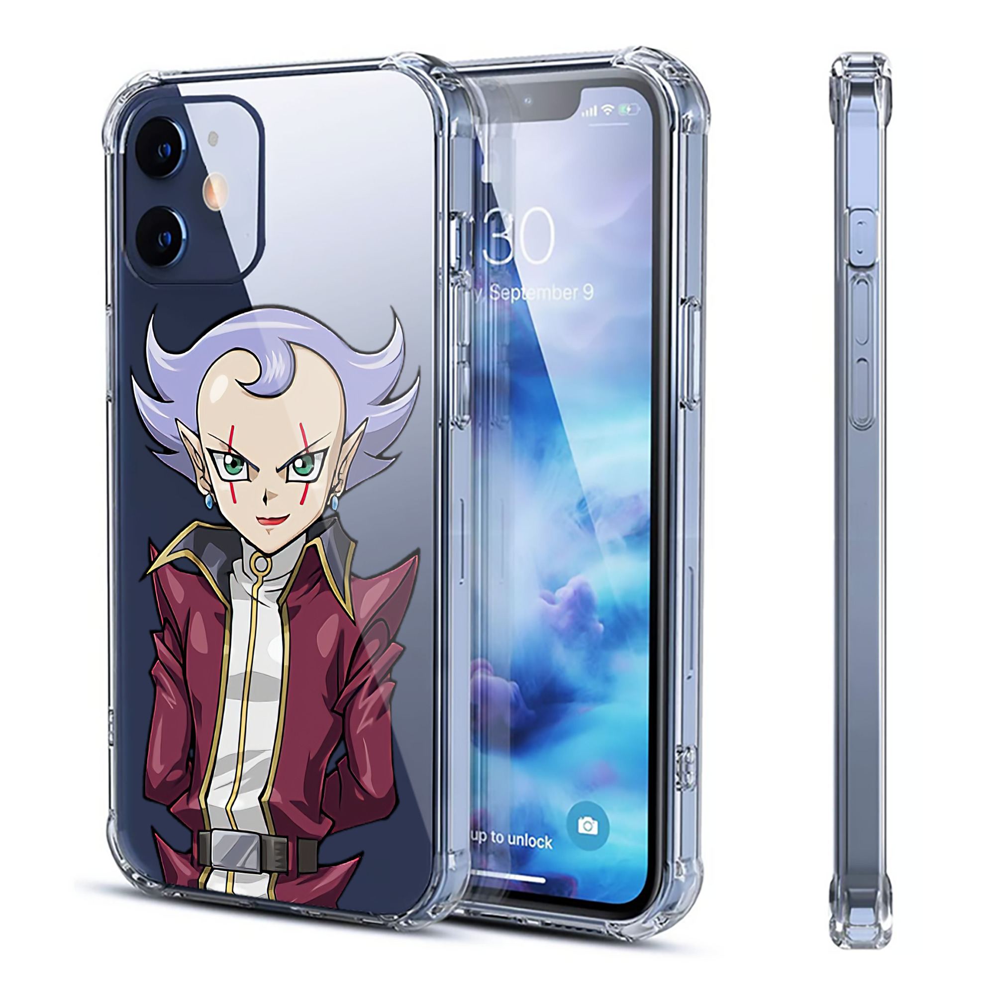 （画像用） 遊☆戯☆王 Yu-Gi-Oh! 【iPhone 12シリーズ対応】透明スマホケース（クリアソフトケース）